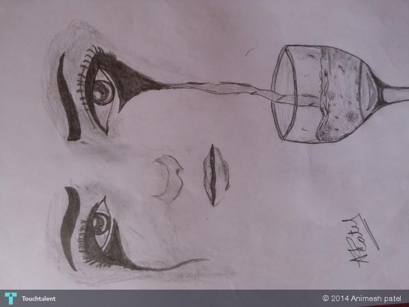 825x619 Lonely Girl Touchtalent - Lonely Girl Sketch