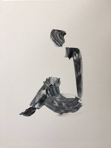 375x500 Lonely Man Painting By Dinara Omarova Saatchi Art - Lonely Man Sketch