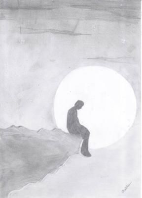 288x400 Pin By Alyssa Bautista On Sketch Ideas Sketch Ideas - Lonely Man Sketch