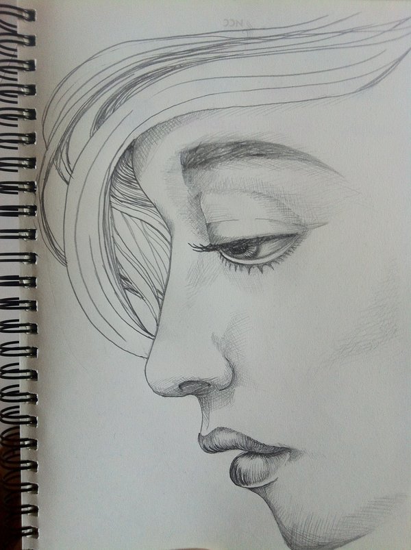 600x803 Drawn Lonely Drawing Loneliness - Lonely Sketches