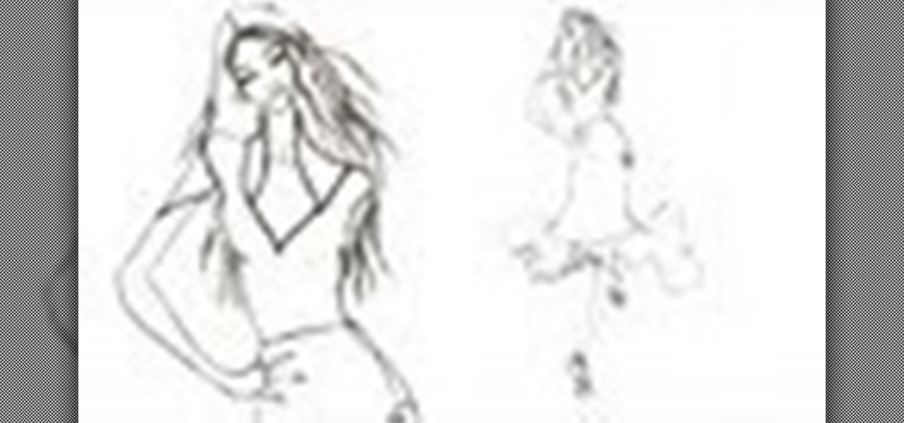 1280x600 How To Draw A Fashion Design Pleated Skirt Fashion Design - Long Skirt Sketch
