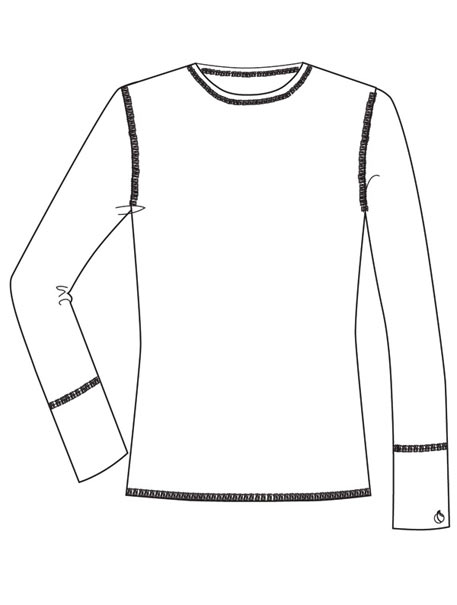 457x605 Med Couture Long Sleeve Tee Shirt - Long Sleeve Sketch