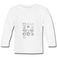 190x190 Shop Sketch Baby Long Sleeve Shirts Online Spreadshirt - Long Sleeve Sketch