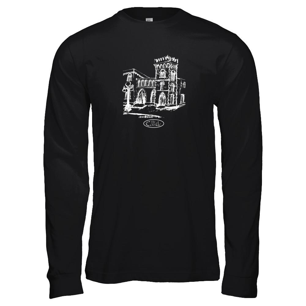 1000x1000 Castle Sketch Long Sleeve Shirt Represent - Long Sleeve T Shirt Sketch