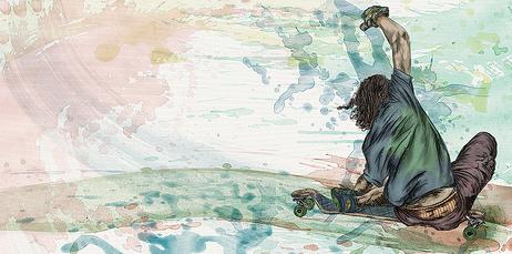 462x229 Longboard Explore Longboard - Longboard Sketch