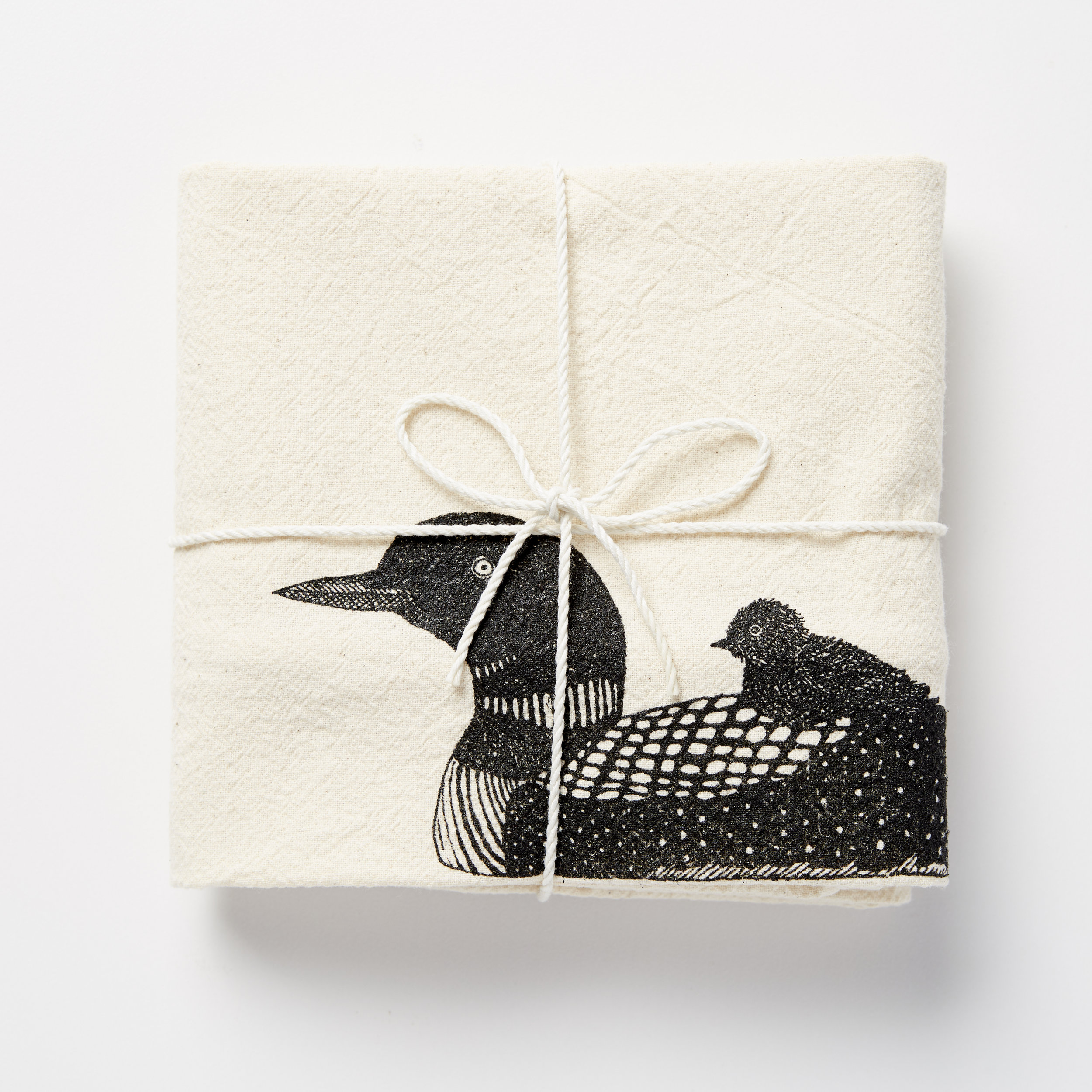 2500x2500 Loon Flour Sack Towel Skt Ceramics - Loon Sketch