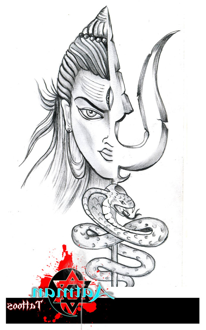 Face Easy Lord Shiva Pencil Sketch - Draw-your