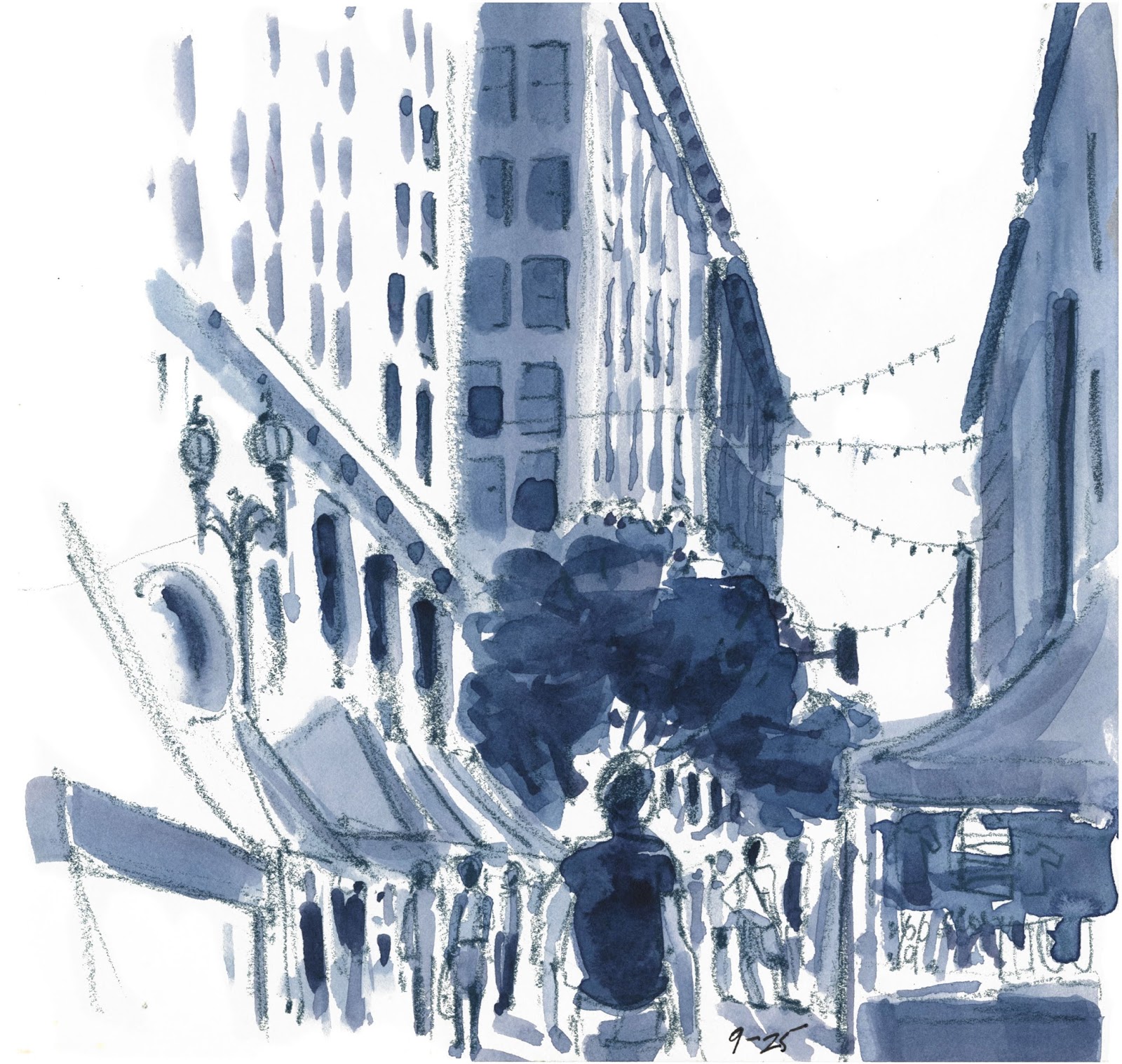 1600x1518 Works In Progress...on Location Sketching - Los Angeles Sketch