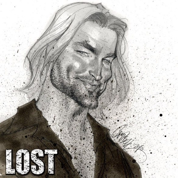 585x585 Lost Sketches By J. Scott Campbell - Lost Sketch