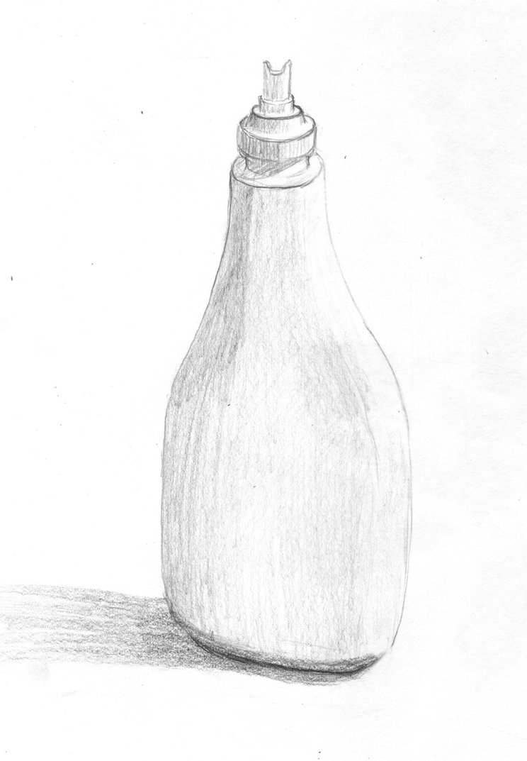 744x1073 Sketch Of Bottle Of Lotion By Amarao San - Lotion Sketch