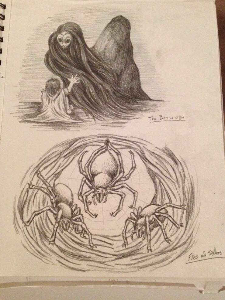 740x988 Scene Sketches Lotr Amino - Lotr Sketches