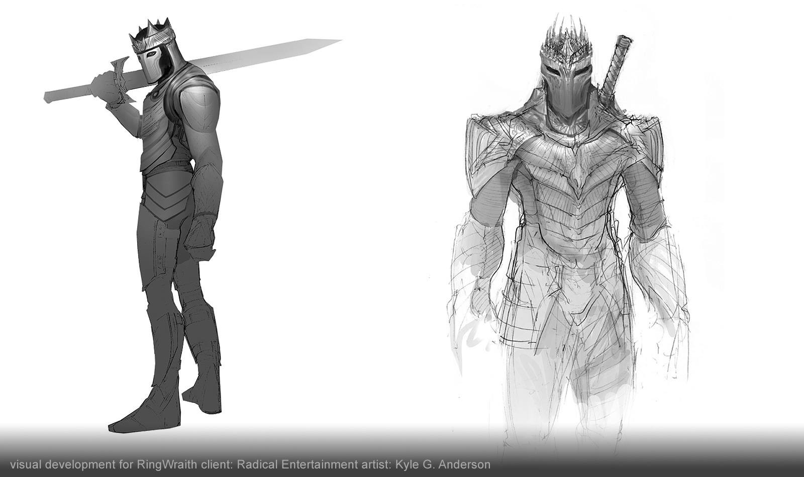 1600x950 Kyle Anderson - Lotr Sketches