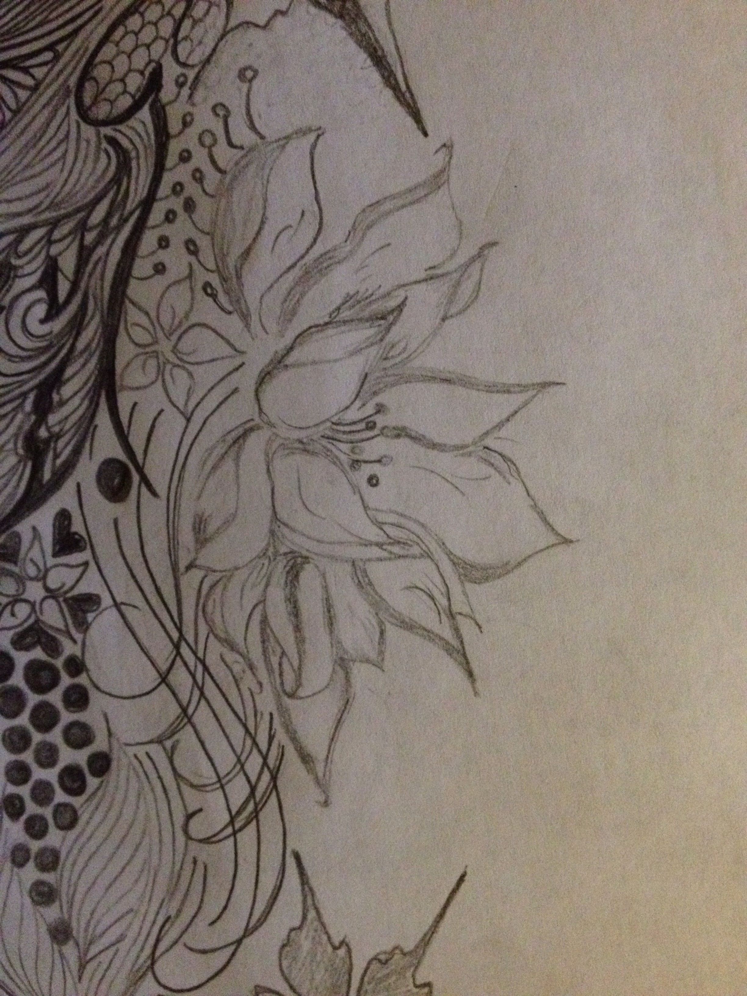 2448x3264 Lotus Flower Pencil Drawing Live. Love. Infinity In 2018 - Lotus Flower Pencil Sketch