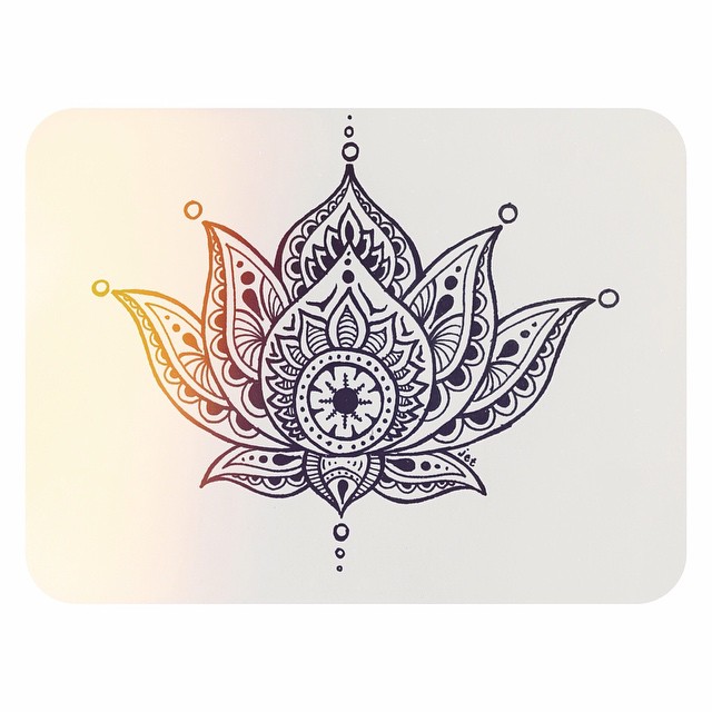 640x640 Drawn Lotus Unique Flower - Lotus Flower Pencil Sketch