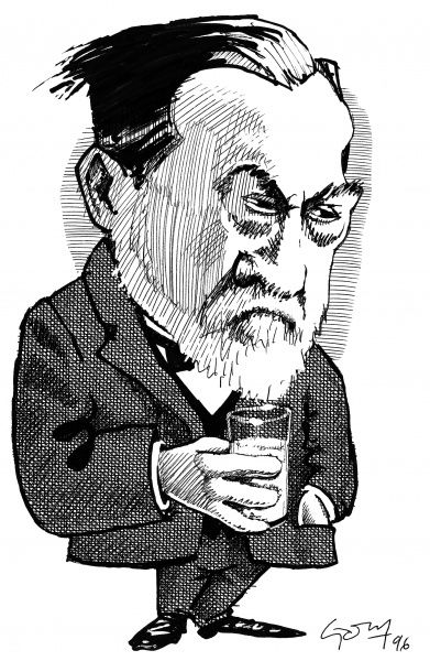 391x600 Louis Pasteur, Caricature - Louis Pasteur Sketch