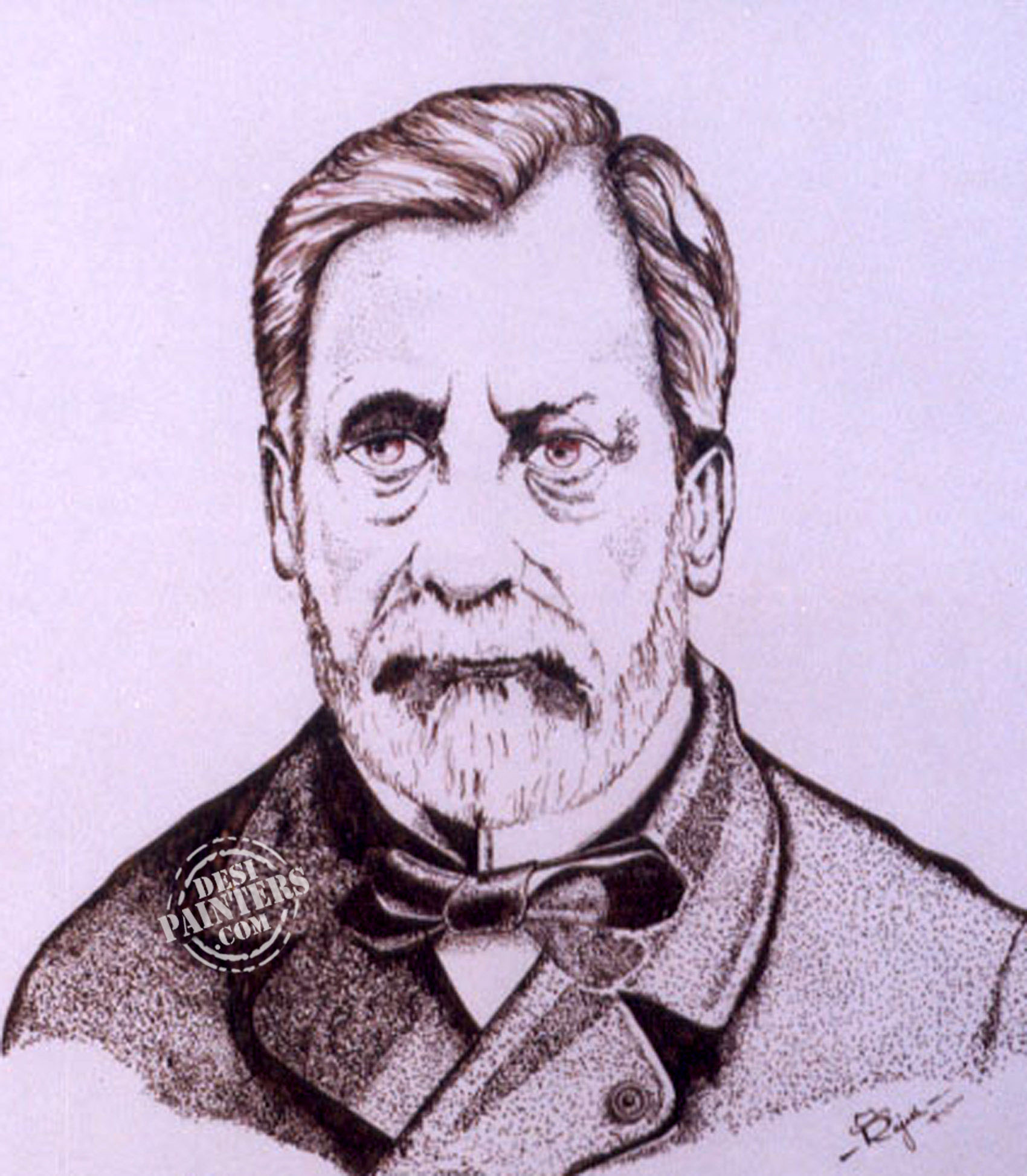 1700x1947 Louis Pasteur (Father Of Microbiology) - Louis Pasteur Sketch