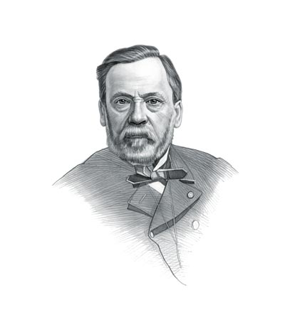 400x436 Louis Pasteur Interesting Facts For Kids - Louis Pasteur Sketch
