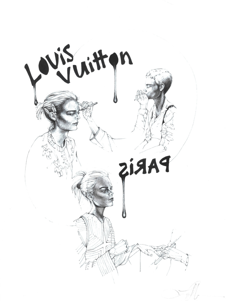 768x1024 The Love Magazine - Louis Vuitton Sketches