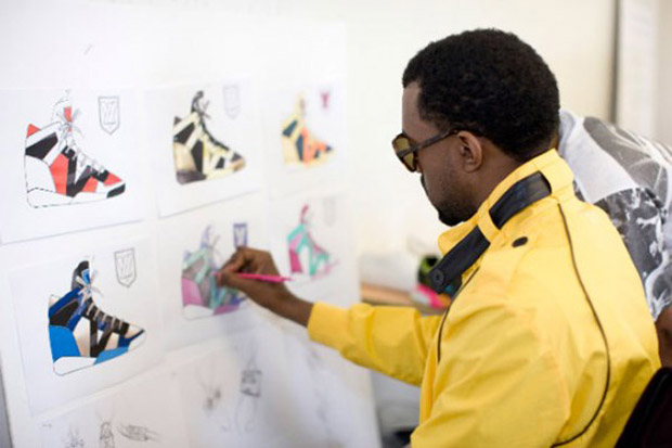 620x413 Backstage With Kanye West - Louis Vuitton Sketches
