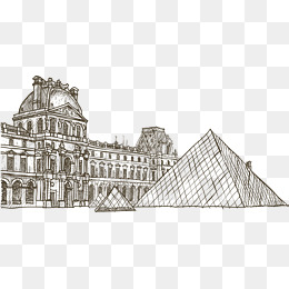 Louvre Sketch At PaintingValley.com | Explore Collection Of Louvre Sketch