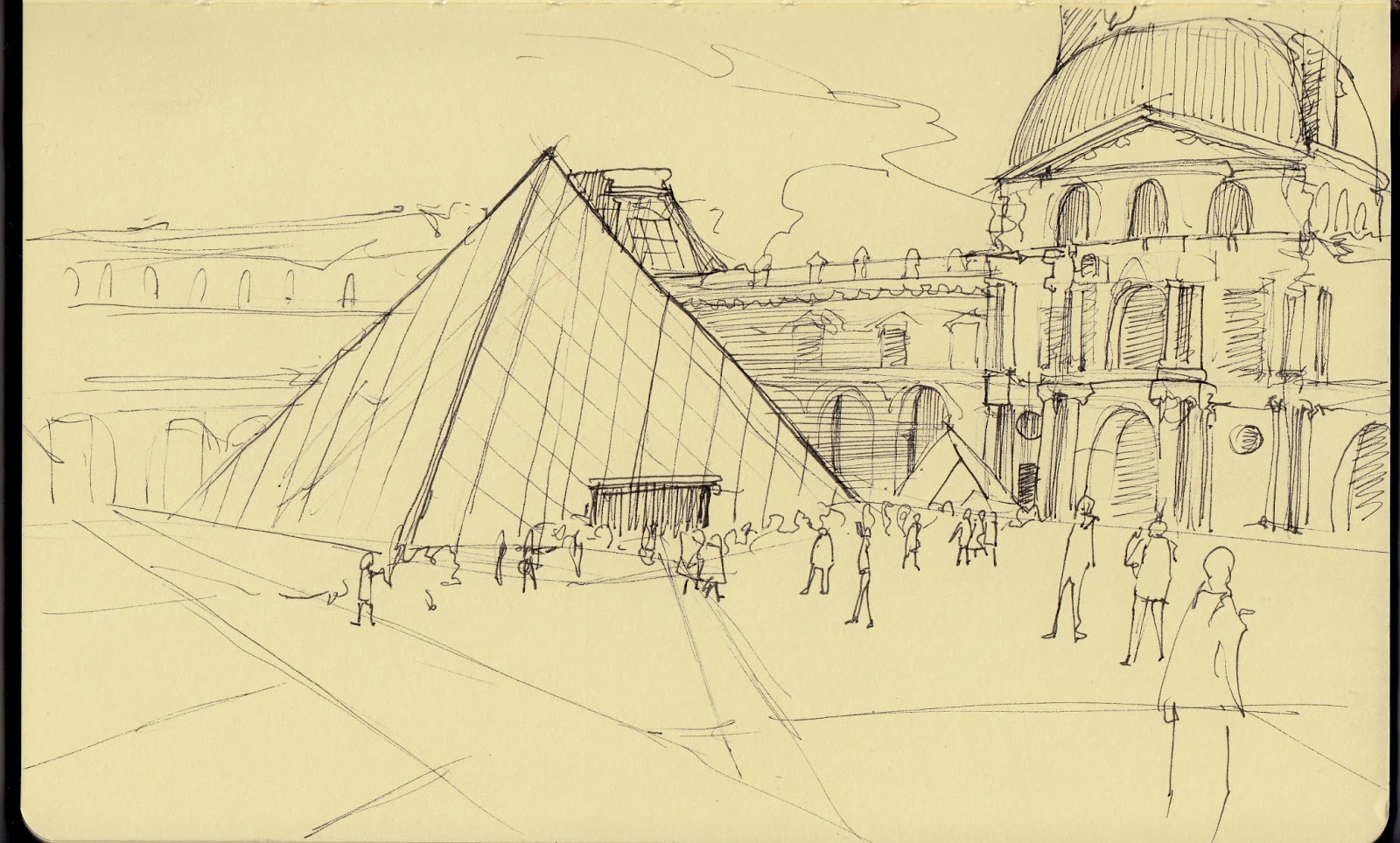 Louvre Drawing