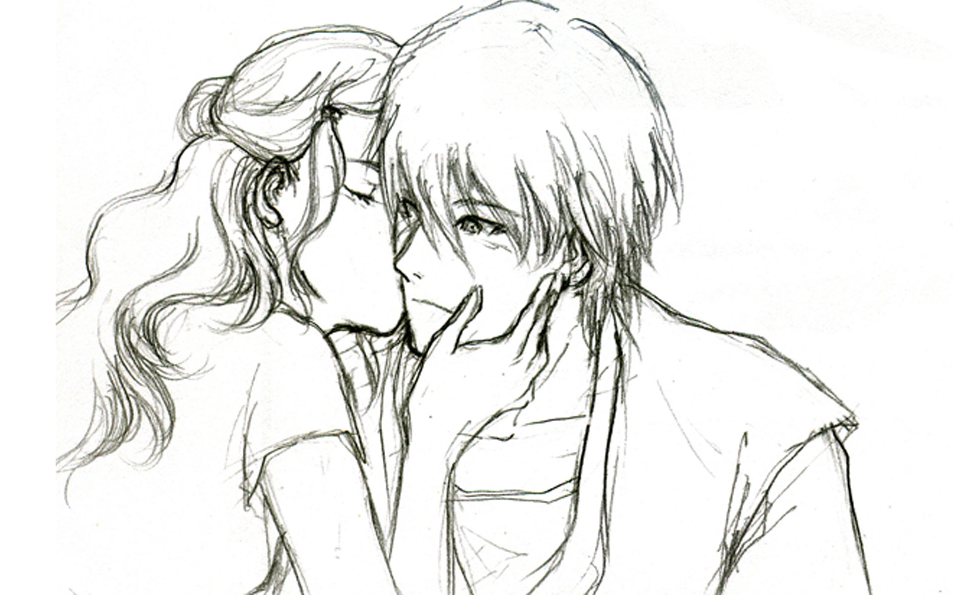 Love Anime Sketch At PaintingValley Explore Collection Of Love Love Anime Sketch At PaintingValley Explore Collection Of Love