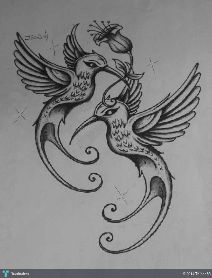 825x1081 Love Birds Touchtalent - Love Birds Sketch Images