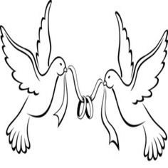 236x236 Collection Of Flying Love Birds Drawing High Quality, Free - Love Birds Sketch Images