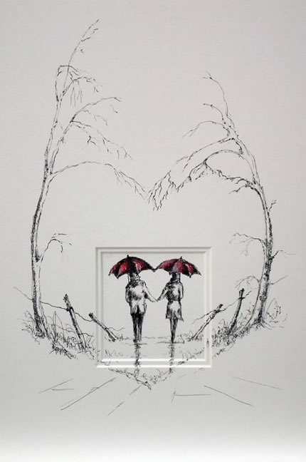 430x648 Love Is (Sketch) By Bob Barker, Price Sold - Love Pictures Sketch