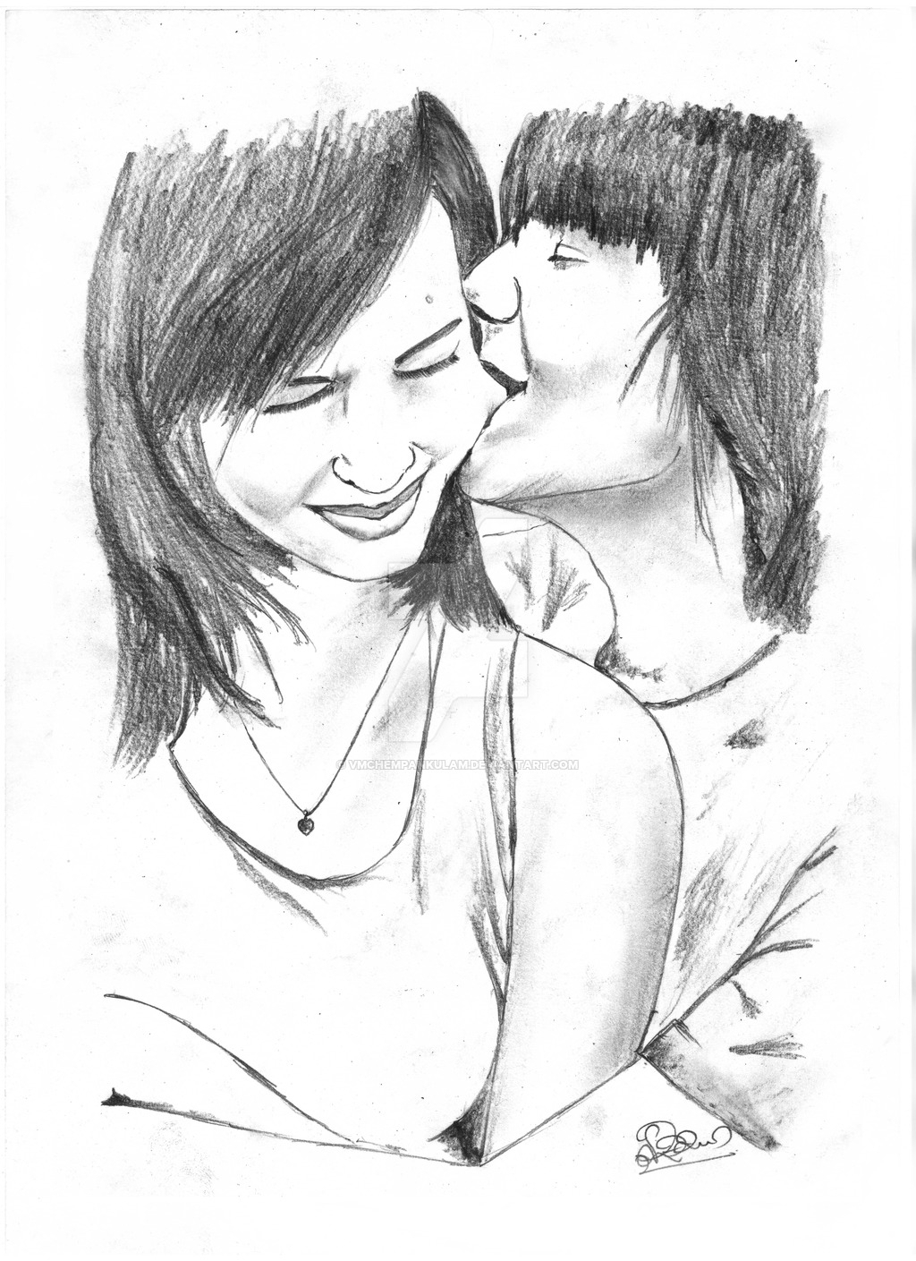 Simple Pencil Drawing Images Of Love Couple Creative Art