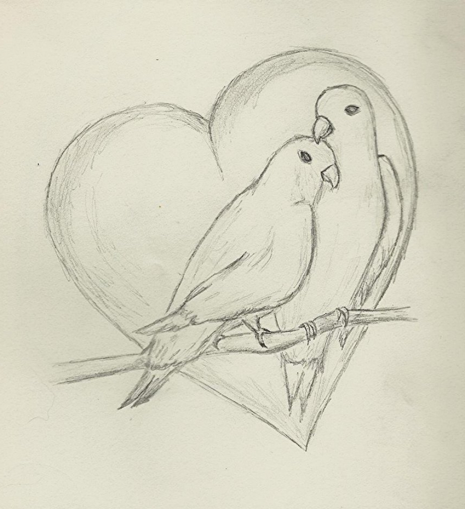 Love Images Pencil Sketch