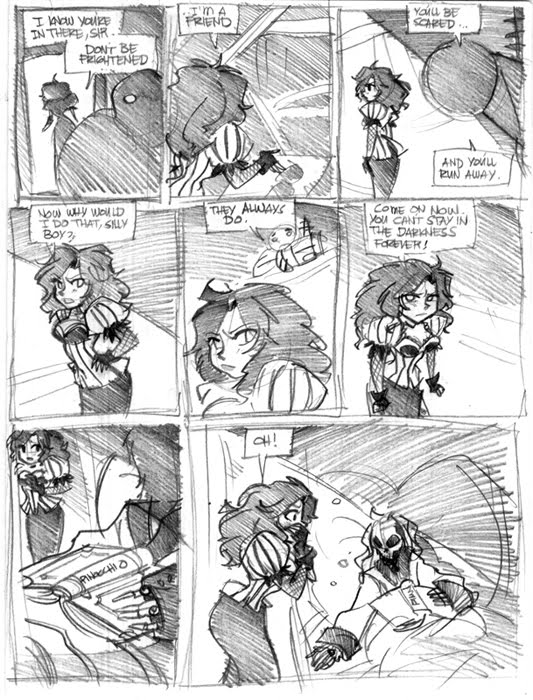 533x700 Hkbuena Sketchblog Sketch Comics 1 4, A Love Story Of Sorts - Love Story Sketch