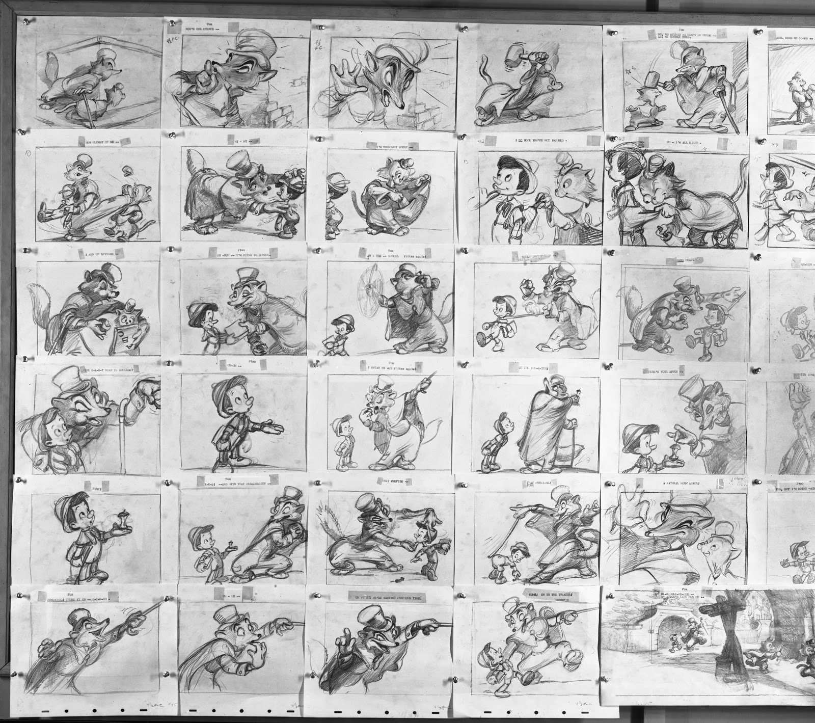 1600x1419 Deja View Pinocchio Story Sketches - Love Story Sketch