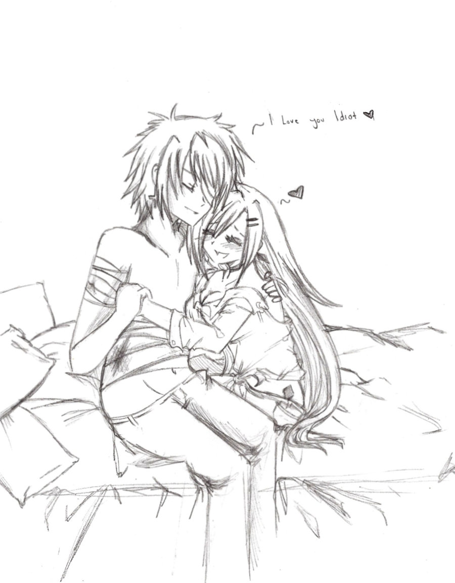 900x1153 I Love You Idiot Sketch Fail By 2lovegir - Love You Sketch