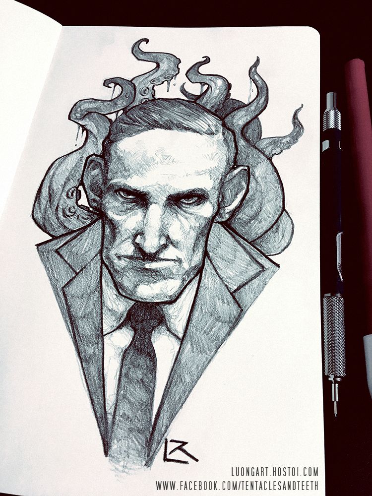 750x1000 Pin By Odinsknot On Lovecraft And Lovecraftian - Lovecraft Cthulhu Sketch
