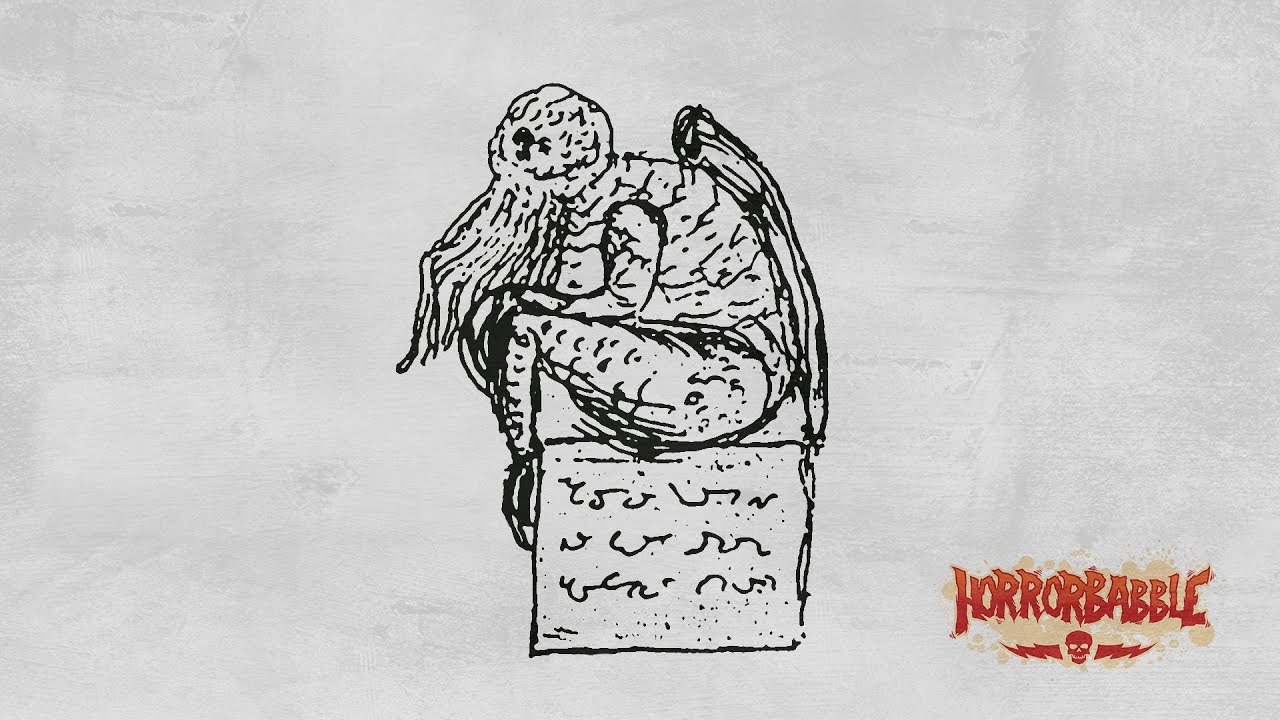 1280x720 The Call Of Cthulhu By H. P. Lovecraft (By Horrorbabble) - Lovecraft Cthulhu Sketch