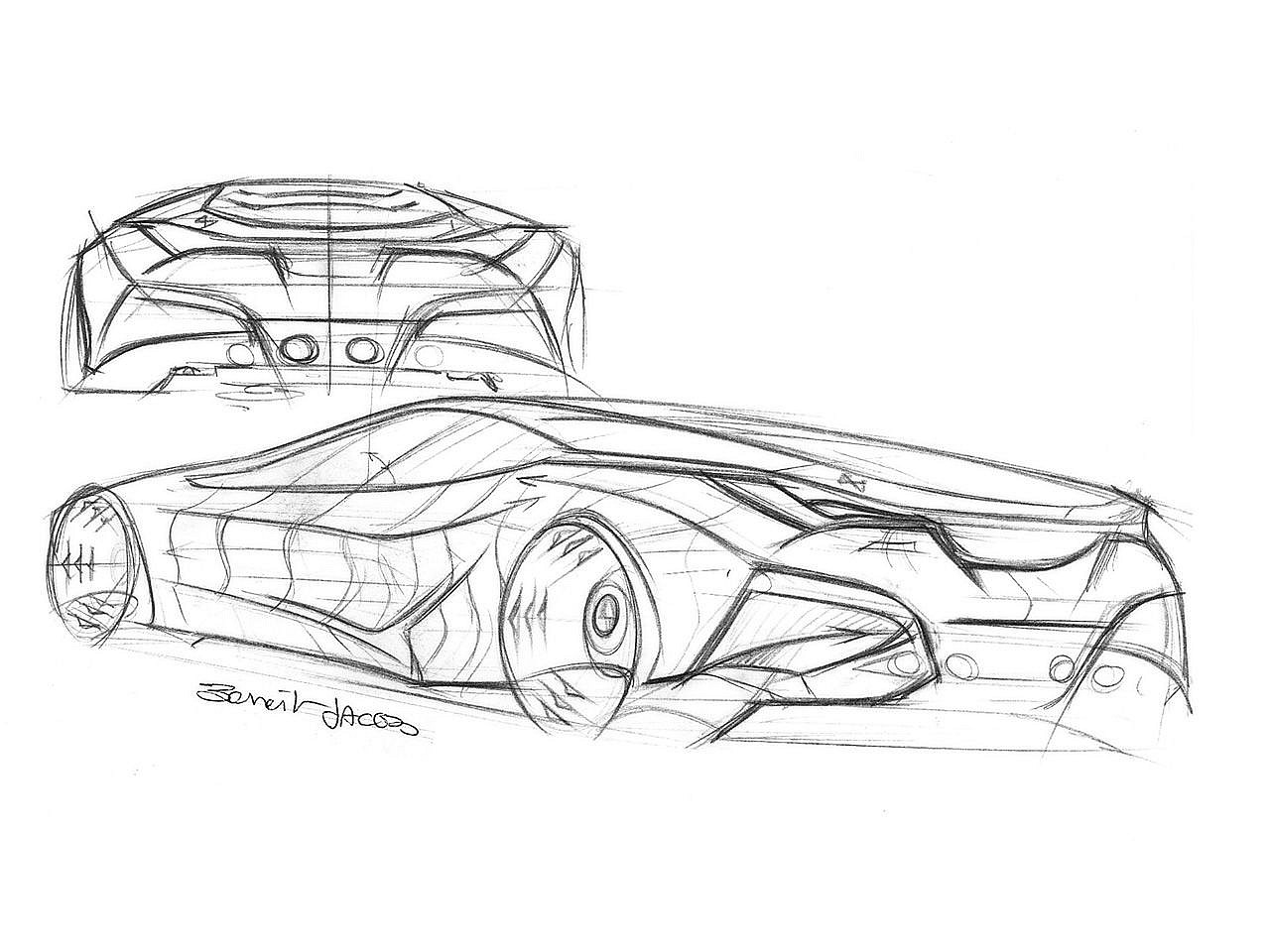 1280x960 Bmw Car Drawings Lowrider Pictures Cars Sketches - Lowrider Sketches