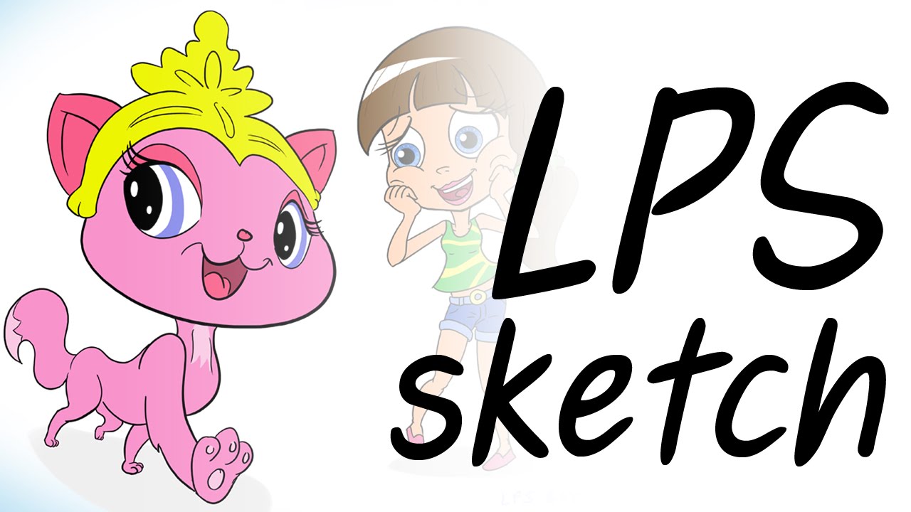 1280x720 Lps Littlest Pet Shop Drawing Blythe And Lpshannah Cat Speedpaint - Lps Sketch