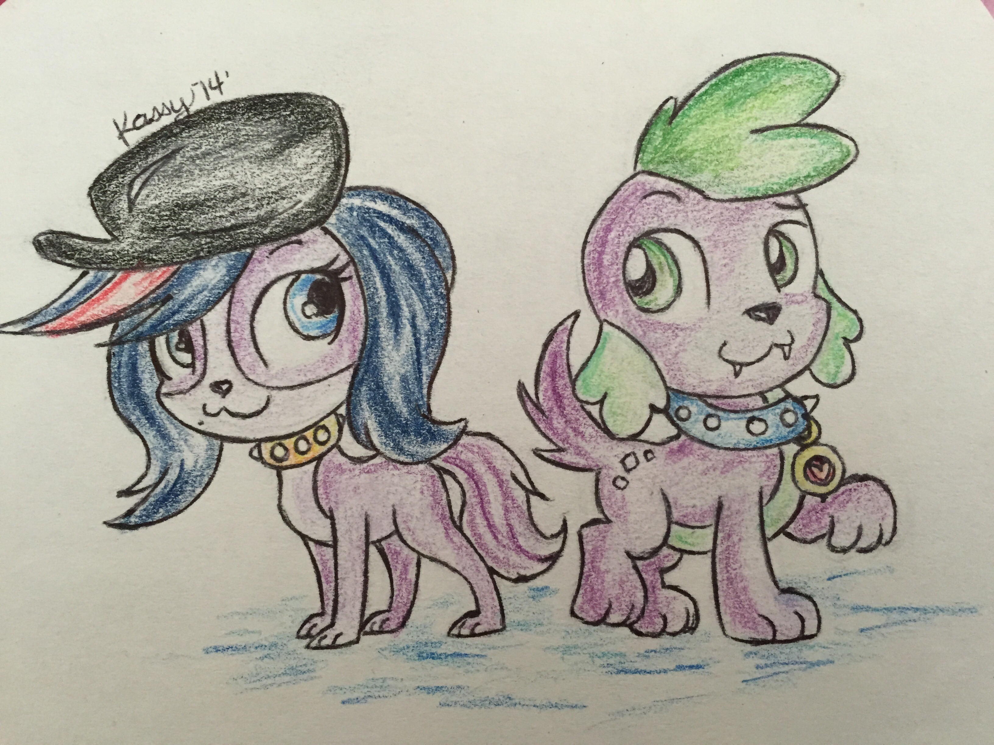 3264x2448 Sketch, 2 Doggies. Lps Mlp Dawwwwg - Lps Sketch