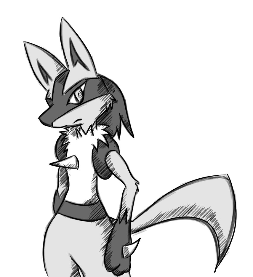 854x935 Lucario Sketch By Zidanemina - Lucario Sketch