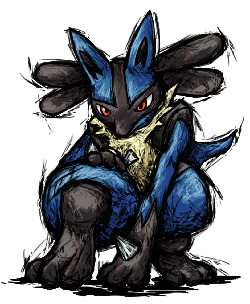 811x986 Smash Striker Lucario Super Smash Brothers Know Your Meme - Lucario Sketch