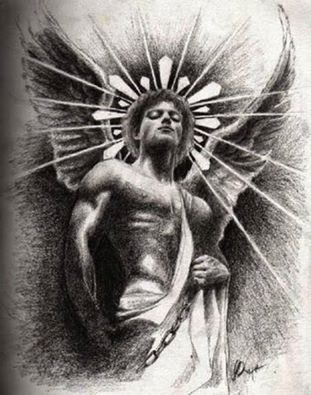 311x395 Lucifer Sketch By Caelicorn Faery Soul Alchemy - Lucifer Sketch