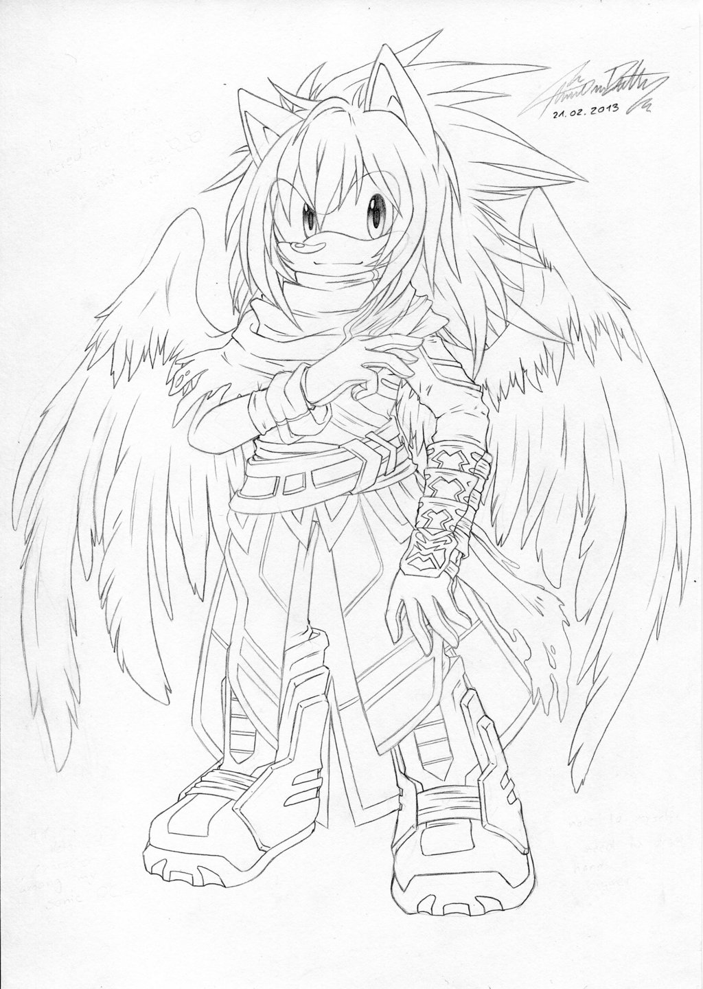 1024x1440 Lucifer Sketch By Chibi Nuffie - Lucifer Sketch