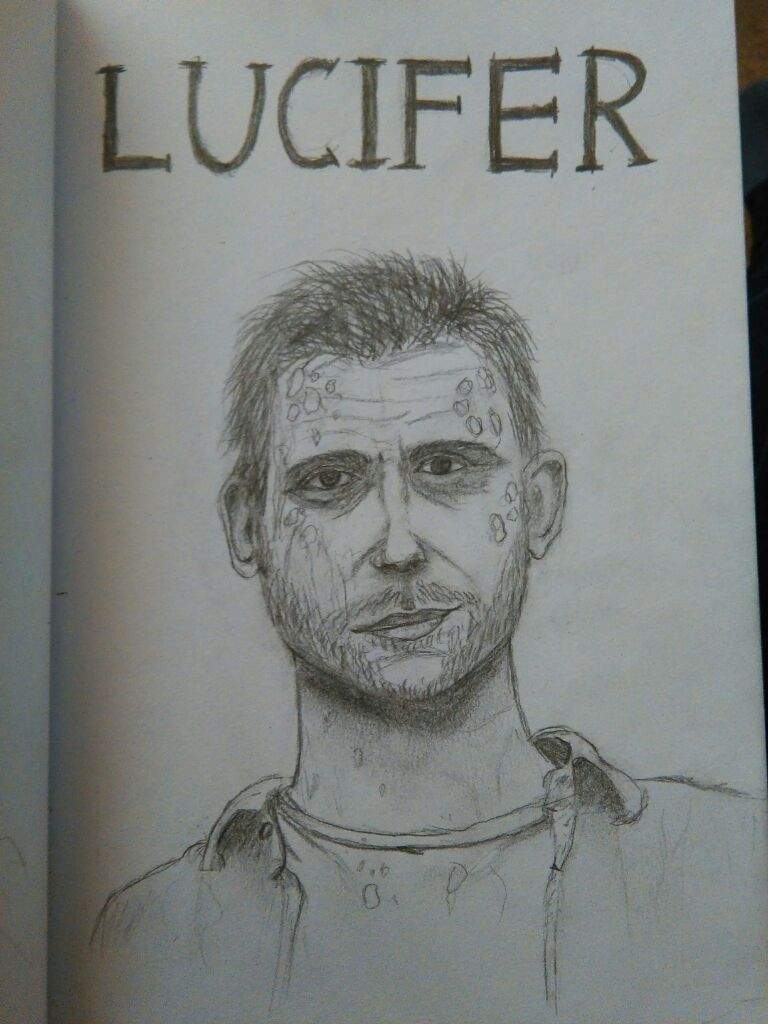 768x1024 Lucifer Drawing Supernatural Amino - Lucifer Sketch