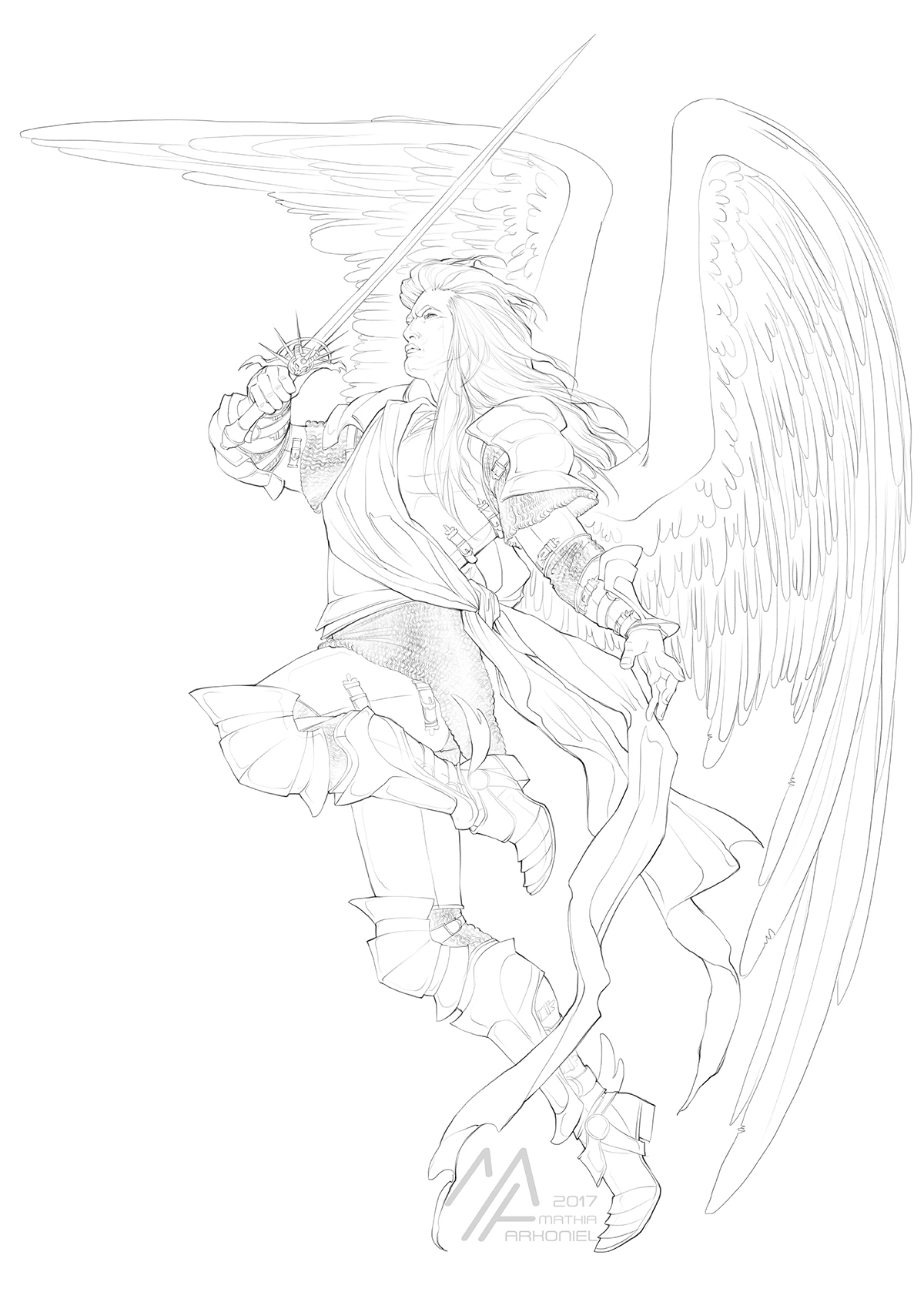 1200x1704 Lucifer Mathia Arkoniel - Lucifer Sketch