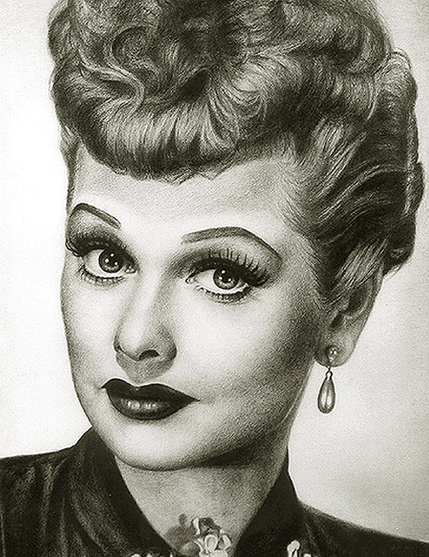 616x799 Lucille Ball By Noeling - Lucille Ball Sketch
