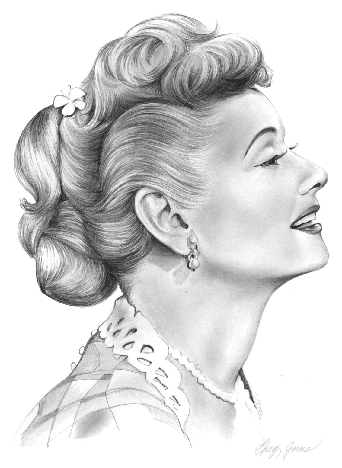 1133x1550 Sketch Of The Day Lucille Ball - Lucille Ball Sketch