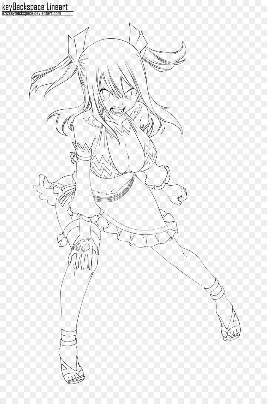 900x1360 Lucy Heartfilia Line Art Fairy Tail Drawing Sketch - Lucy Heartfilia Sketch