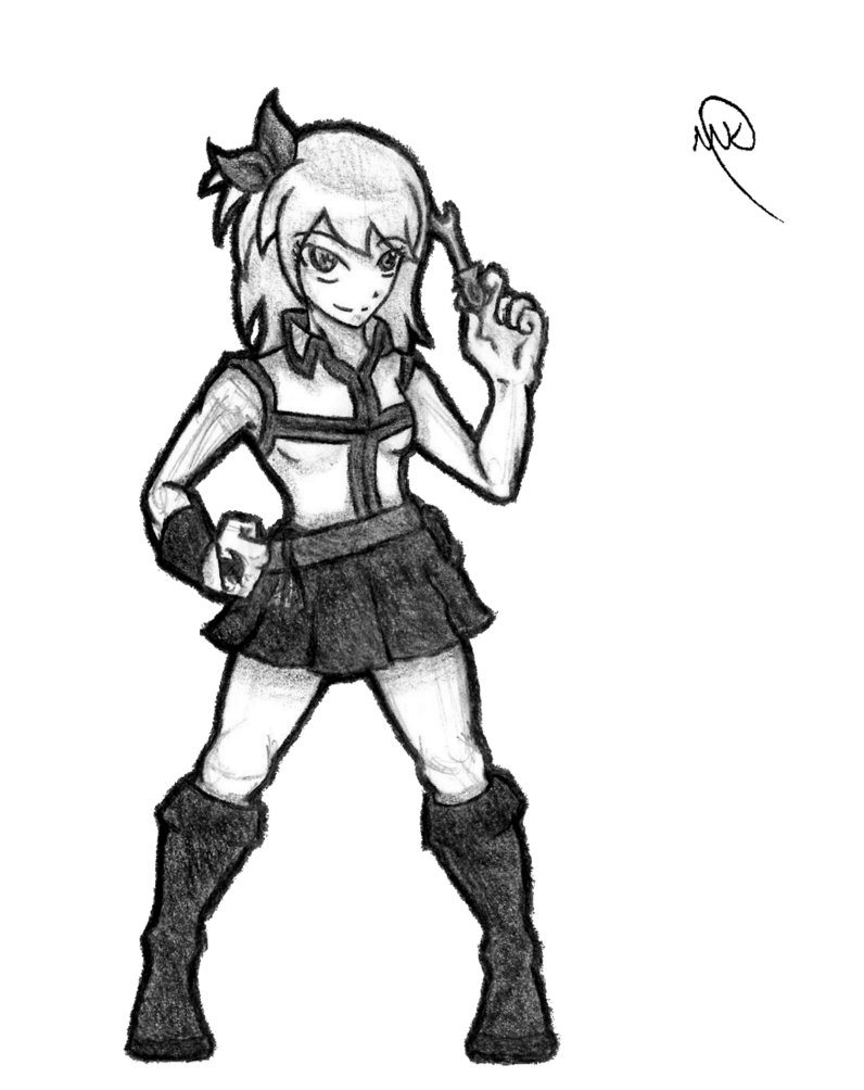 796x1004 Fairy Tail - Lucy Heartfilia Sketch