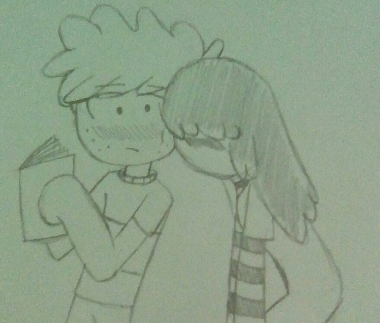 1280x1087 Just Random Sketch Lucy X Rocky I Bet If They Had A Baby - Lucy Sketch